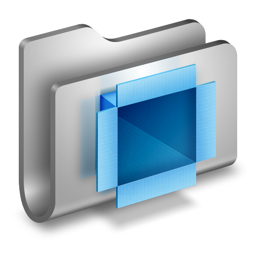 Dropbox Folder Free Transparent Png Icon Download (silver, black)