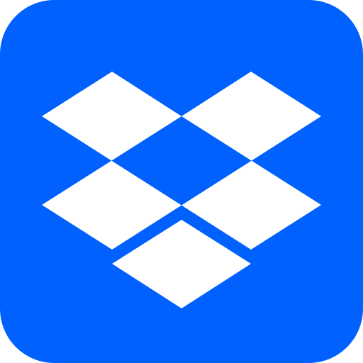 Dropbox Tile Logo Icon Free Png Icon Download (blue, black, white)