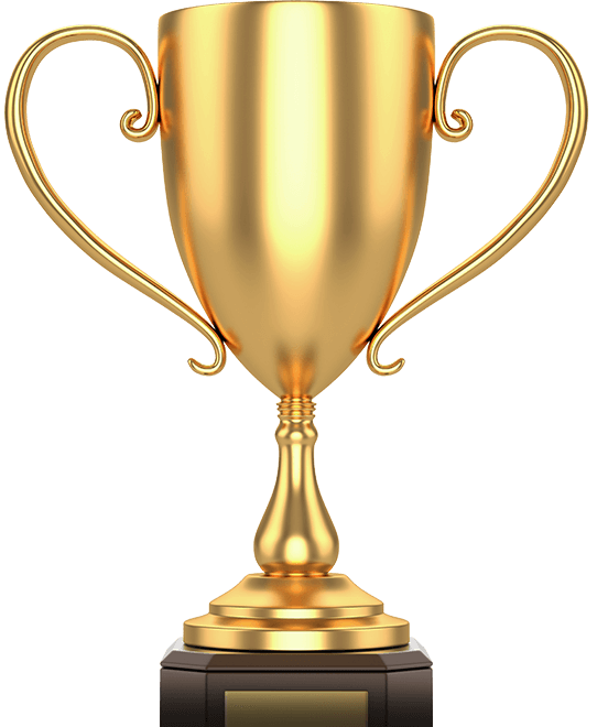 Trophy Golden Cup Png Image (beige, black, gray, pink, salmon)