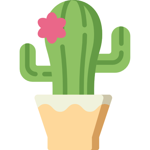 Tropical Cactus Plant Vector Png Photos (beige, pink, white, gray, salmon)