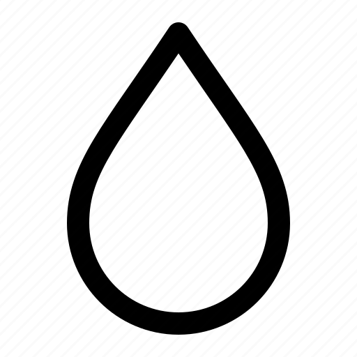 Droplet Png Cutout (indigo, black)