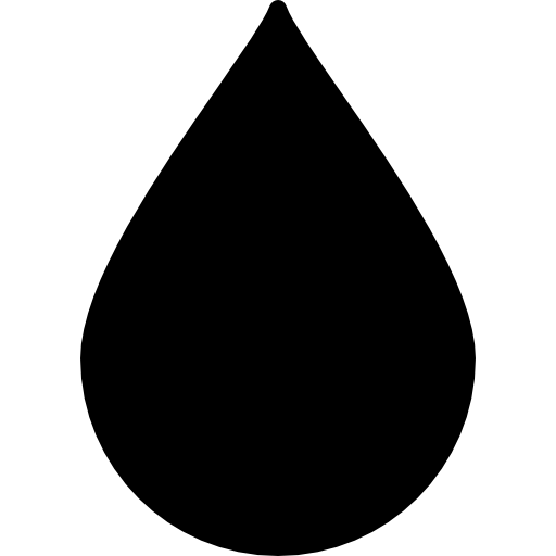 Droplet Png Image File (black, gray, white, lavender)