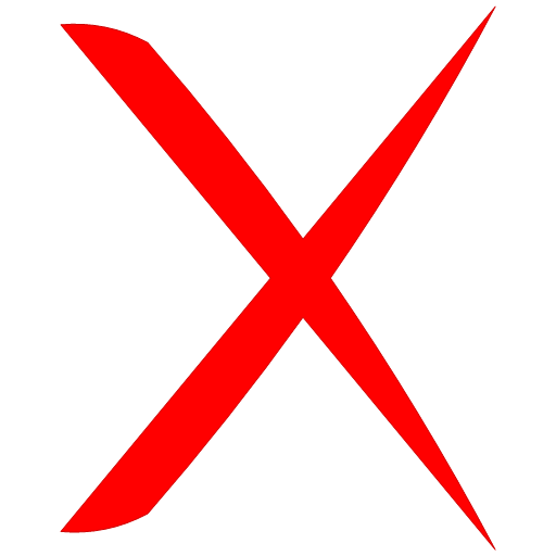 Cross Mark Png Hd (white, red)