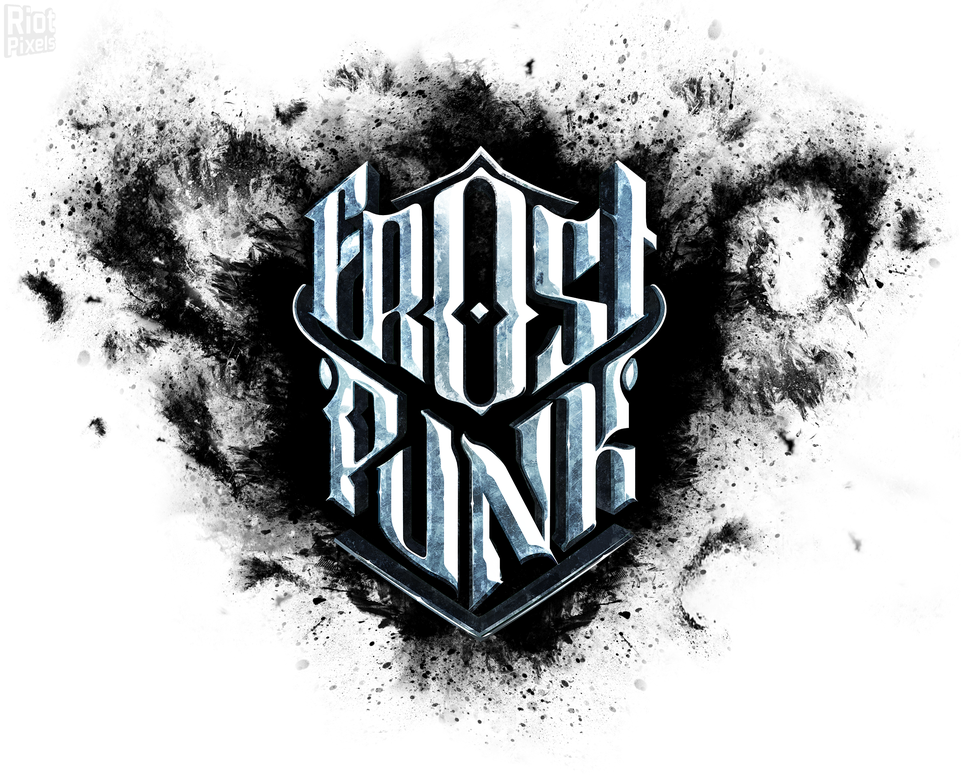 Frostpunk Logo Png Image (indigo, black, white)