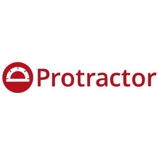 Protractor Plain Wordmark Logo Icon Free Nobackground Png Icon Download (maroon, black)