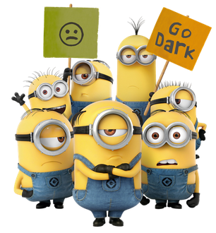 Group Minions Transparent Png (gray, orange, chocolate, black)