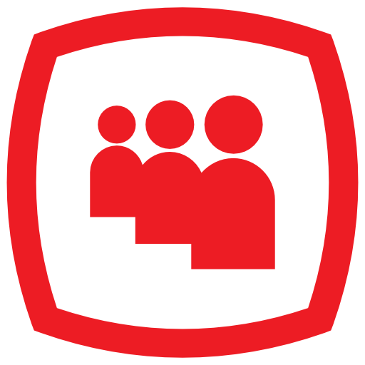 Group Media Myspace Icon Free Nobackground Png Icon Download (red, black)