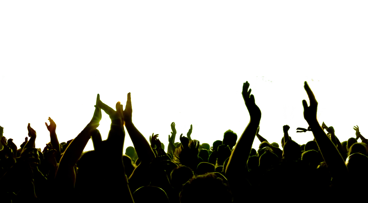 Crowd Png Hd Image (black)