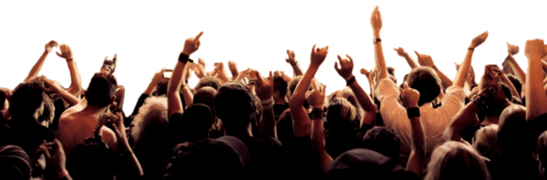 Crowd Png Isolated File (black)