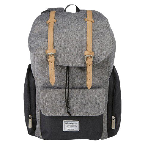 Brown Backpack Png Hd (white, black, gray)