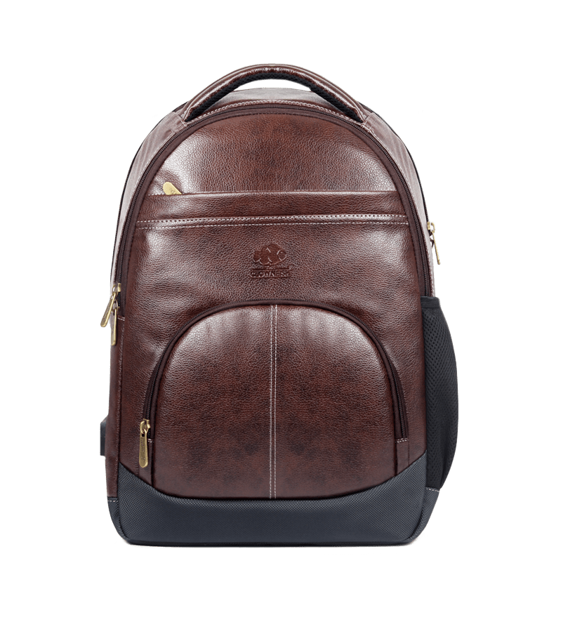 Brown Backpack Png Isolated File (black, gray, indigo)