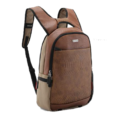 Brown Backpack Png Isolated Photo (black)