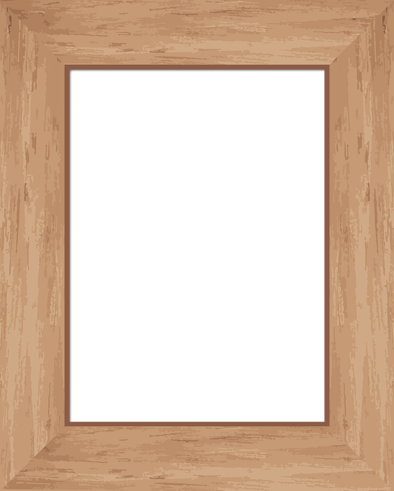 Brown Frame Png Image (salmon, black, gray)