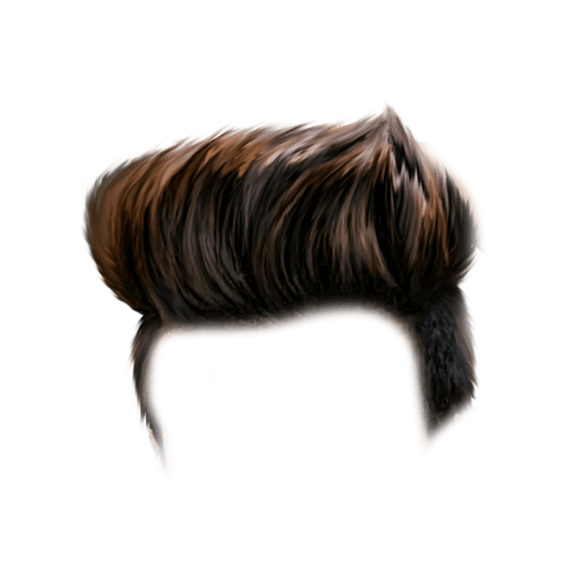 Brown Hair Png Hd (black)