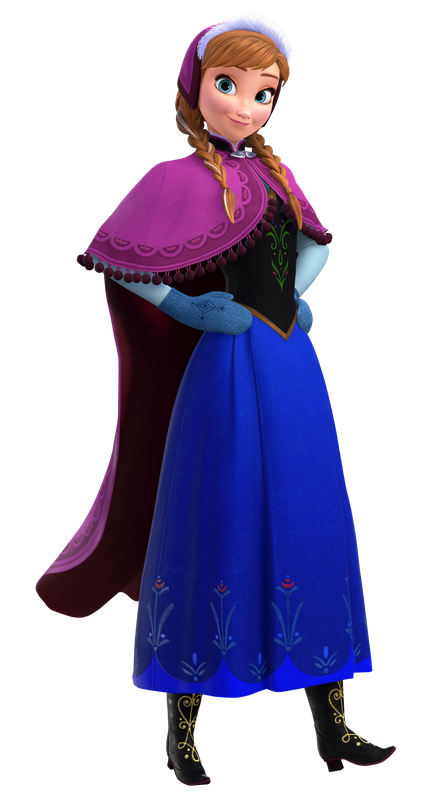 Frozen Anna Png Hd (black)