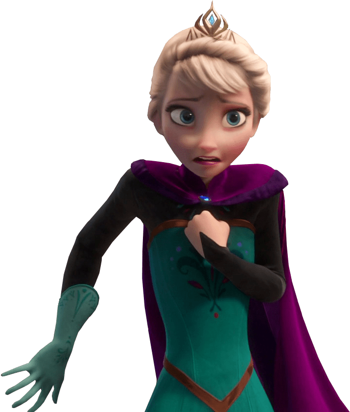 Frozen Anna Png Image (black)