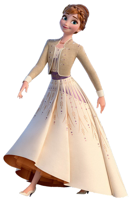 Frozen Anna Png Picture (black, beige, pink)