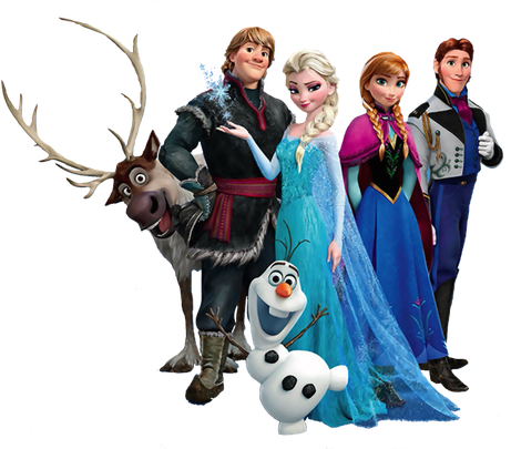 Frozen Png Pic (black, white)