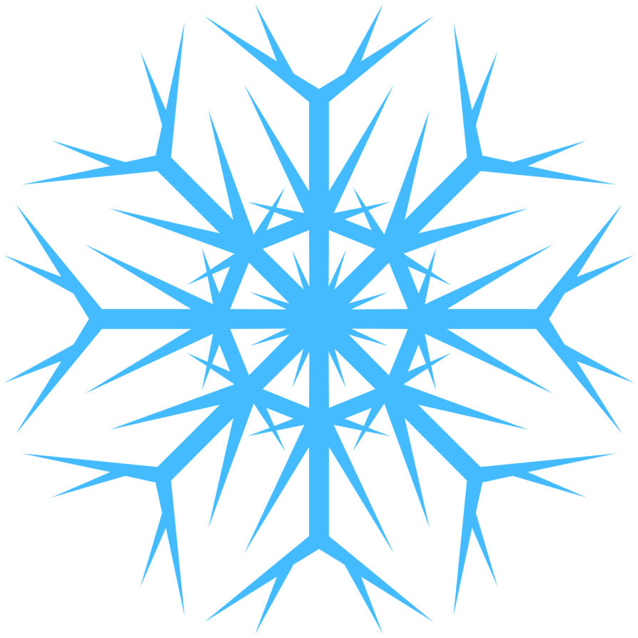 Frozen Snowflake Png File (teal, black, greenish blue)