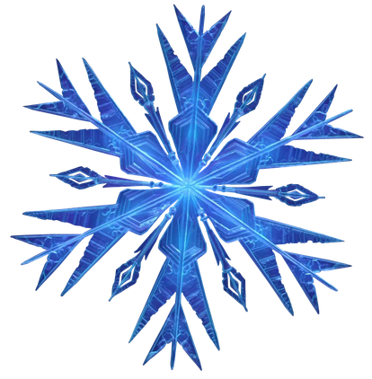 Frozen Snowflake Png Hd (black)