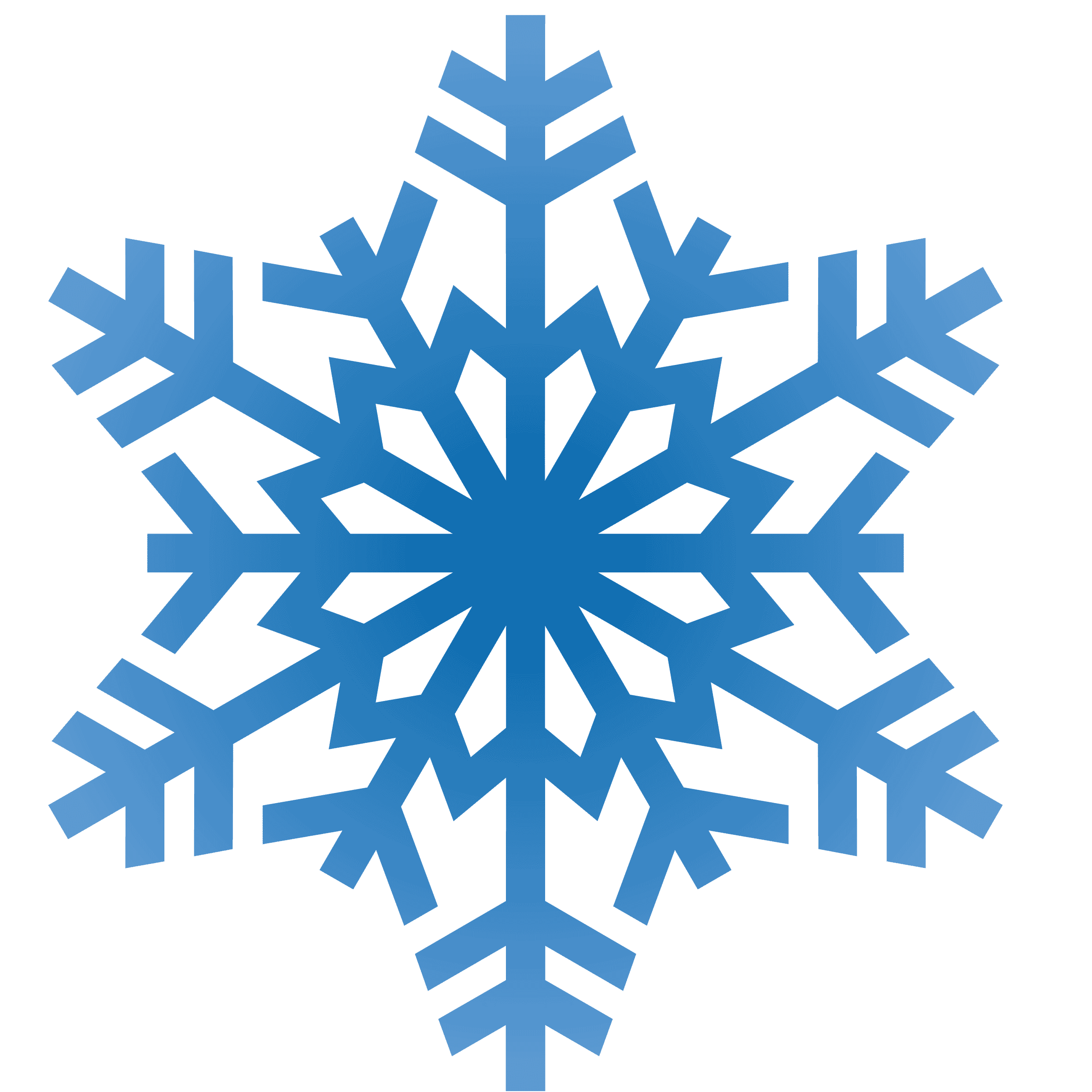 Frozen Snowflake Png Image (teal, black, gray)