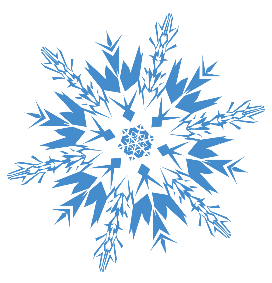 Frozen Snowflake Transparent Png (lavender, teal, gray, white)