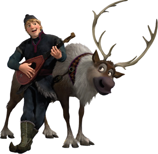 Frozen Sven Png Clipart (black)