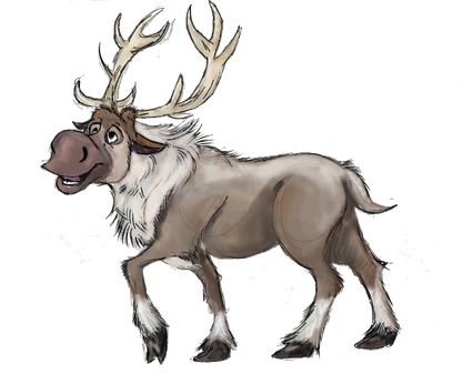 Frozen Sven Png Hd (black)