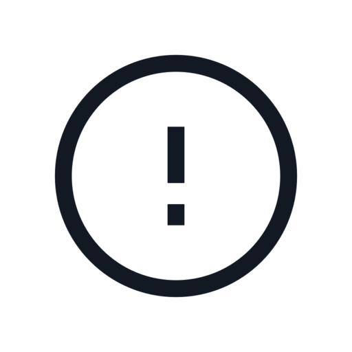 Error Outline Free Png Icon (black)