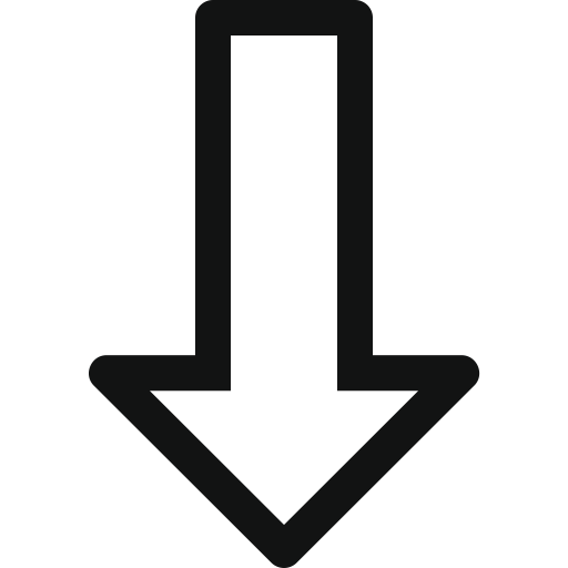 Arrow Down Background Png (black)