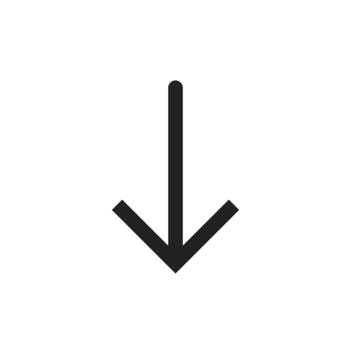 Arrow Alt Ldown Alt Free Png Icon (black)