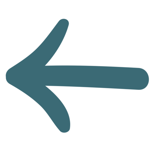 Arrow Back Left Free Png Icon (black, teal)