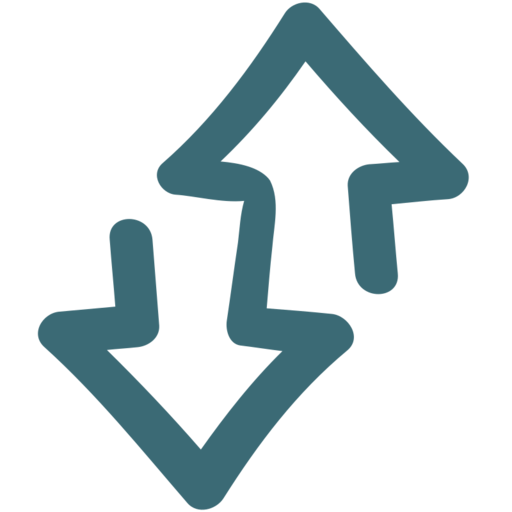 Arrow Direction Navigation Free Png Icon (black, teal)