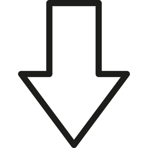 Arrow Down Arrows 2 Free Png Icon Download (black)