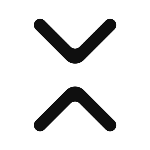 Arrow Down Up In Free Png Icon (black)