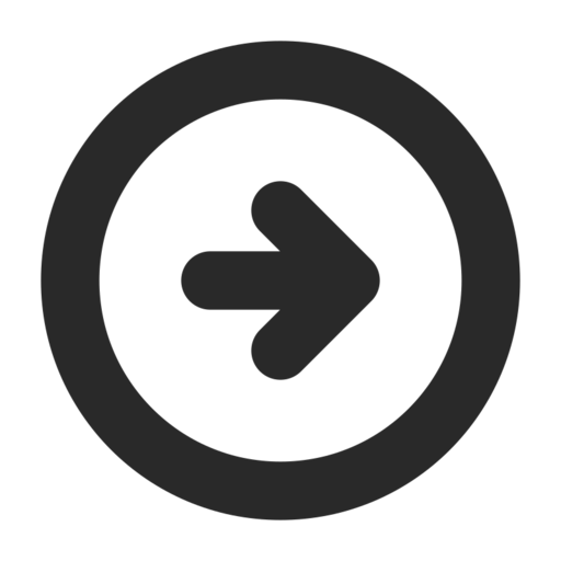 Arrow Right 5 Circle Free Transparent Png Icon Download (black)