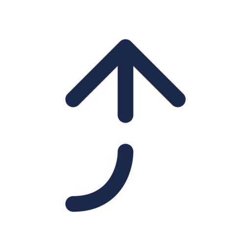 Arrow To Top Left Free Png Icon Download (navy, black)