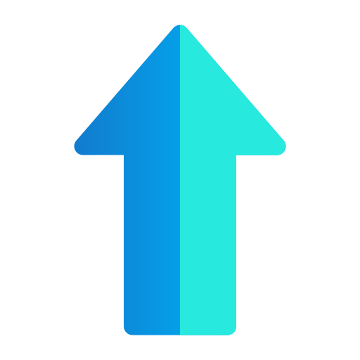 Arrow Upward Upload Up Icon Free Transparent Png Icon Download (teal, greenish blue, black)