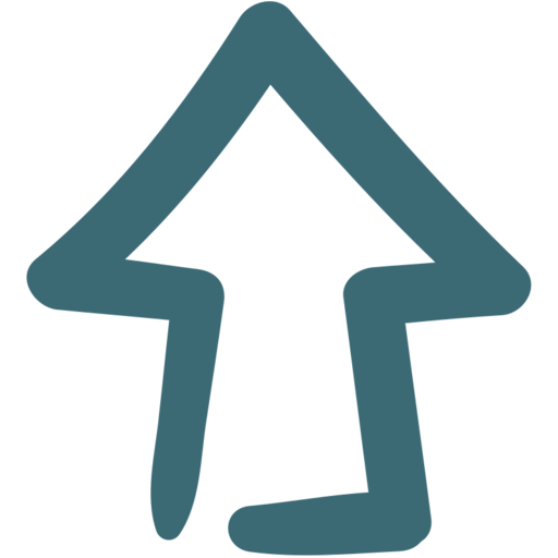 Arrows Up Upload Free Png Icon (black, teal)