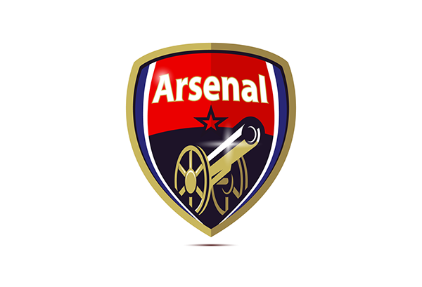 Arsenal F C Png Image (white, black, red, silver)