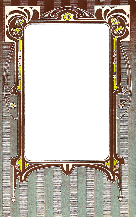 Art Deco Frame Png Pic (olive, black, gray, silver)