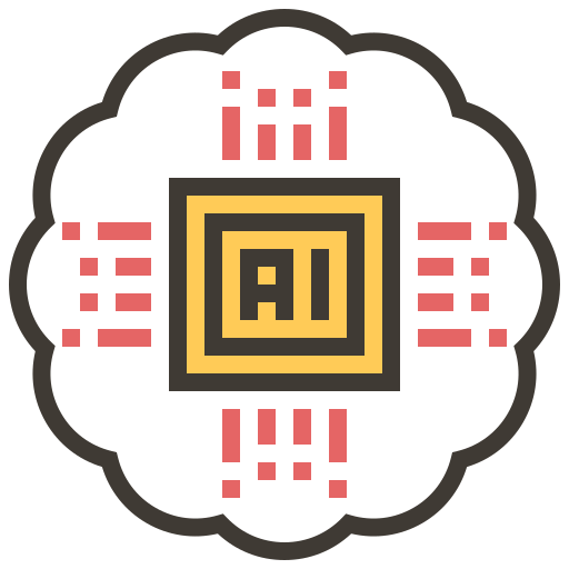 Artificialintelligence Free Png Icon Download (salmon, black, indigo)