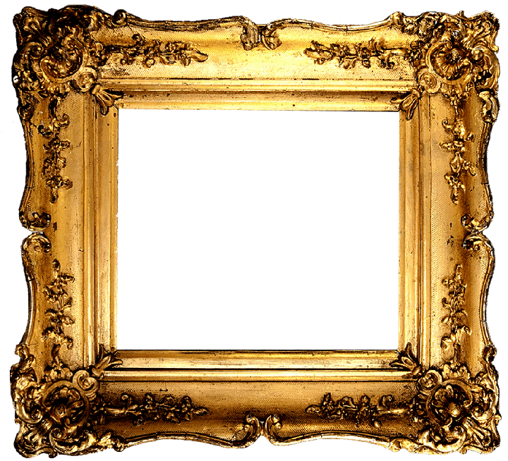 Artistic Frame Png Image (black)