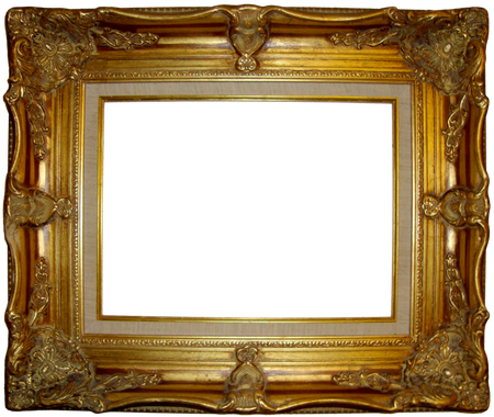 Artistic Frame Png Pic (black, olive)