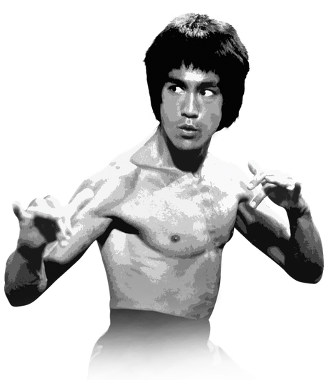 Bruce Lee Png Transparent (white, black)