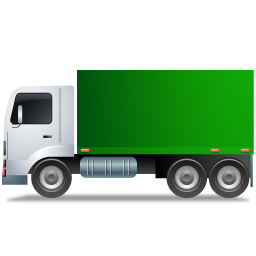 Truck Left Green Free Nobackground Png Icon Download (green, black)