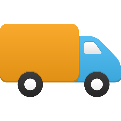 Truck Icon Free Nobackground Png Icon Download (orange, black)