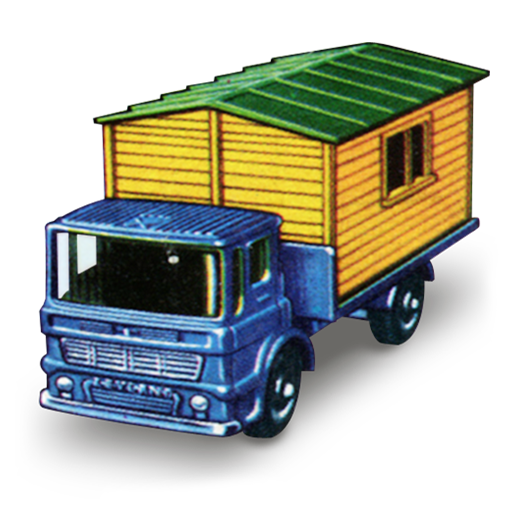 Truck With Site Office Free Transparent Png Icon Download (black)