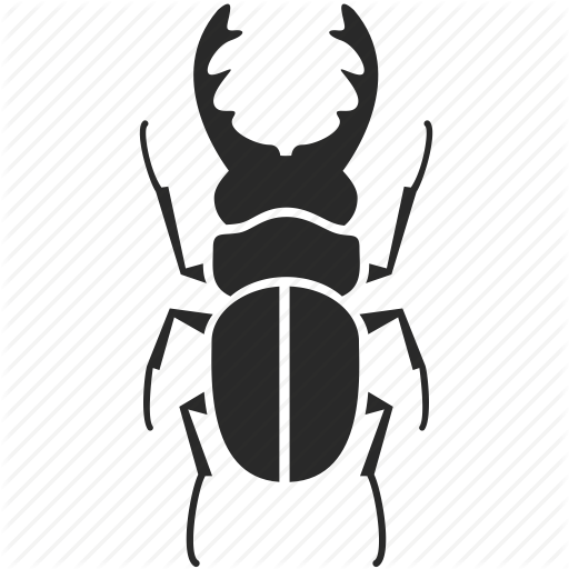 True Bug Png Image (indigo, black)