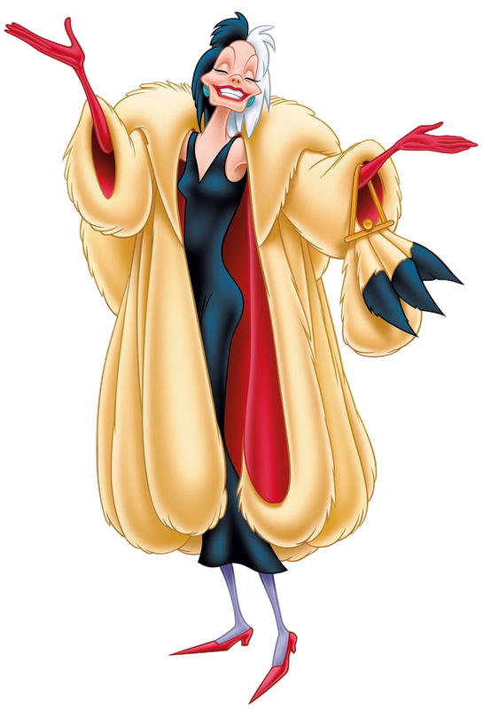 Cruella De Vil Png Photos (beige, black, pink, salmon)